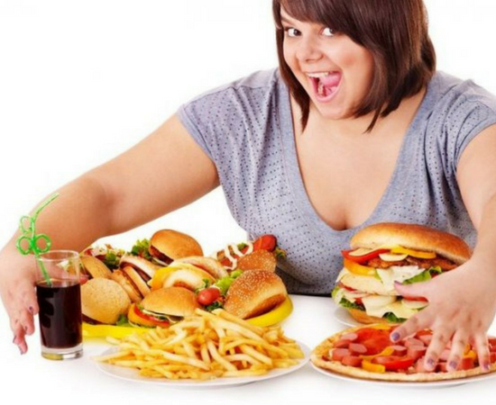 Eating more junk foods 