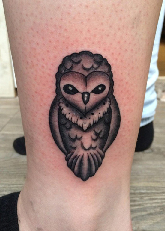 Best adorable owl tattoo