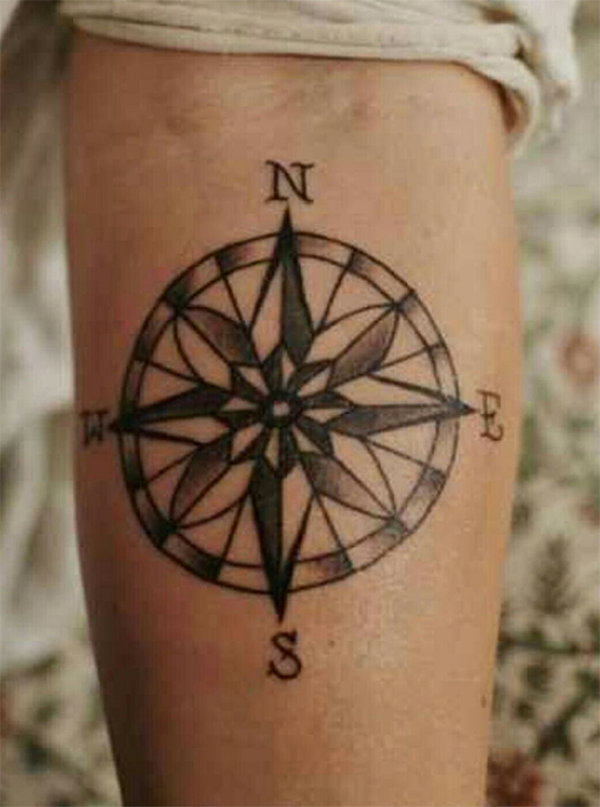 Amazing Navigation Arm Tattoo