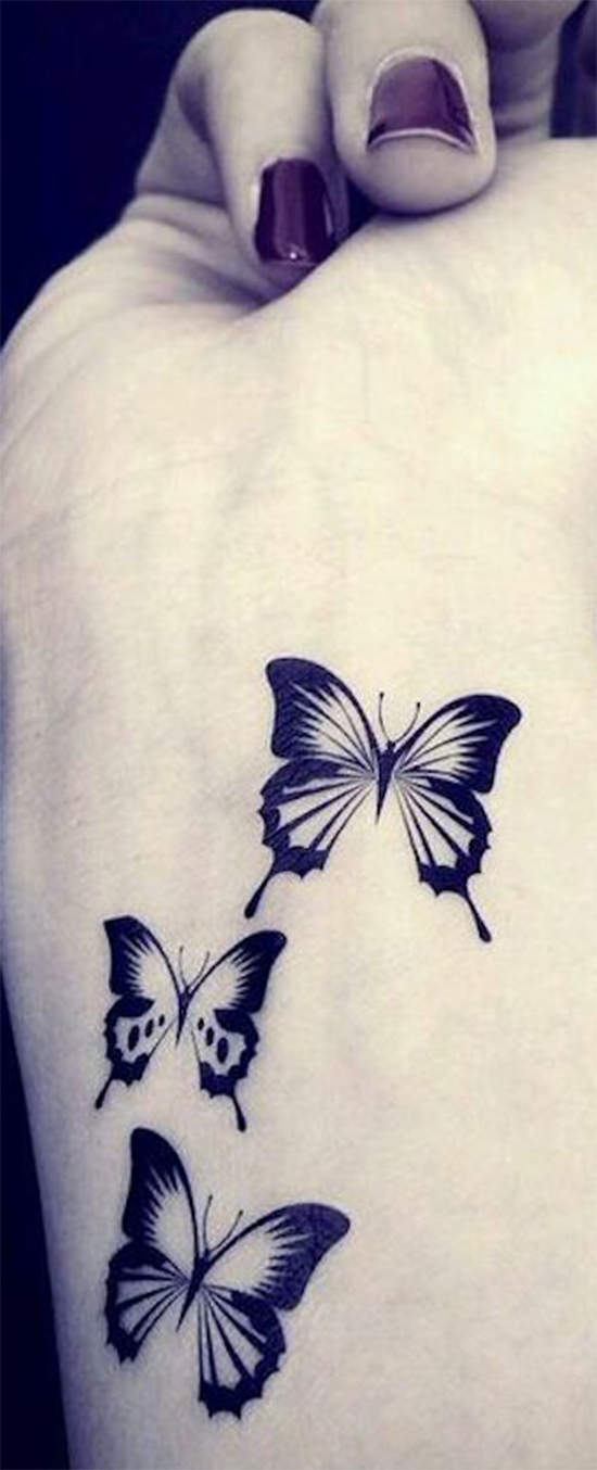 28 Amazing and Attractive Butterfly Tattoo Designs That will Inspire You
