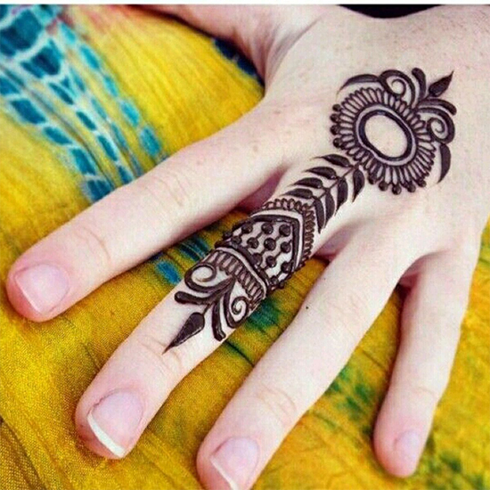 Beautiful Ring Mehendi Designs