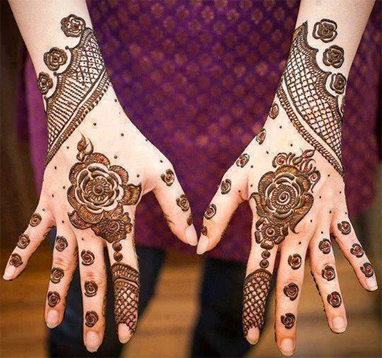 Beautiful Wedding Walima Mehendi Design