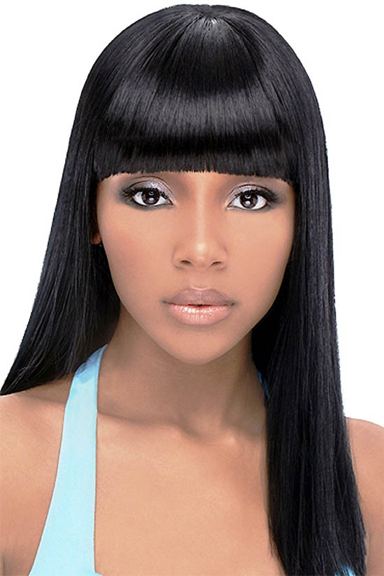 Black Hairstyles With Bangs For Women