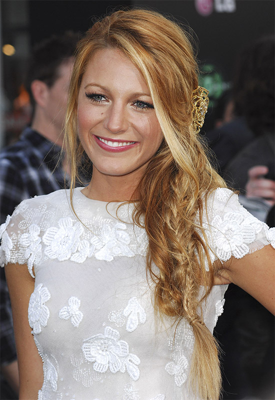 Blake Lively Braided Hairstyle