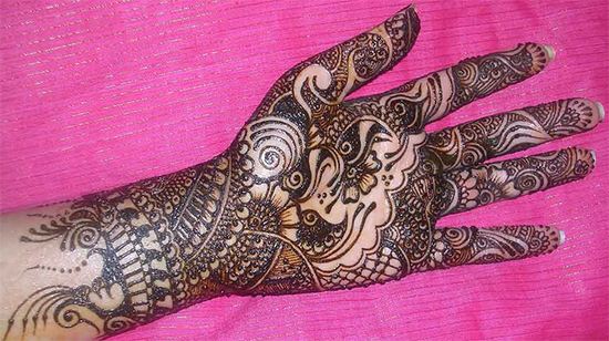 Chand Raat Stylish Henna Design For Girls