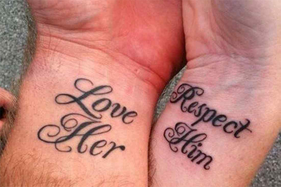 Cute Couple Tattoo