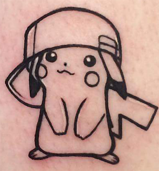 Cute Little Pikachu Tattoo