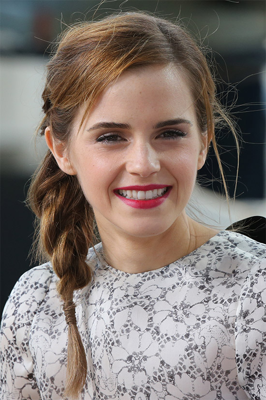 Emma Watson Braided Hairstyle