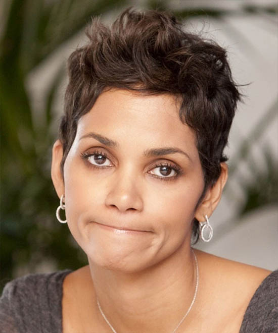Halle Berry Hairstyle Pixie Cut