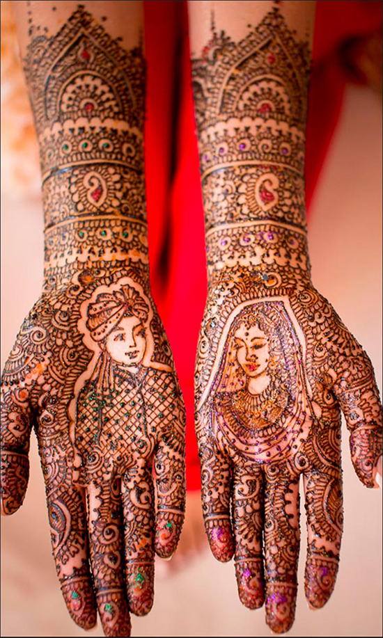 Indian Bride Mehendi Design