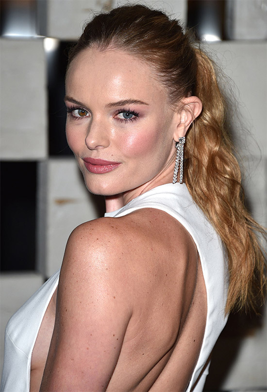 Kate Bosworth Sleek Straight Ponytail Hairstyle