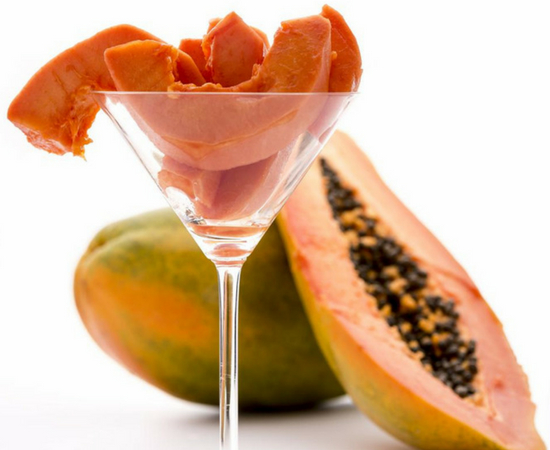 Papaya contains an enzyme