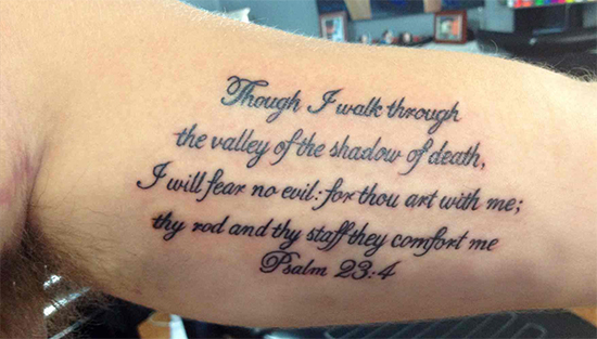 Quote Faith Tattoo