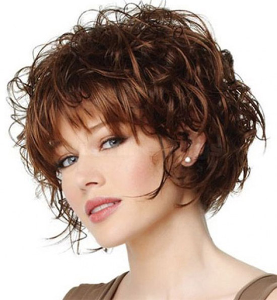 Short Curly Hairstyles For Fine Hairs