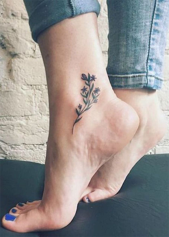 Tattoo on Leg Ankle
