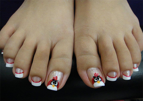 Angry Bird Toes