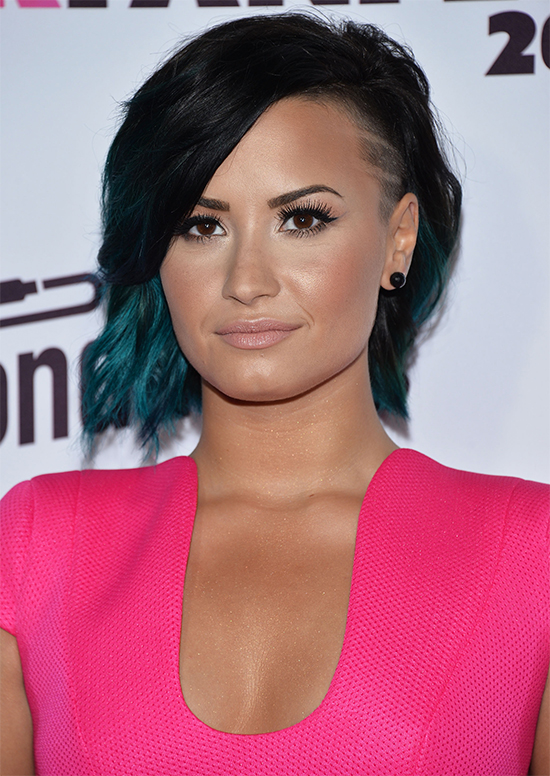 Demi Lovato Edgy Hairstyle