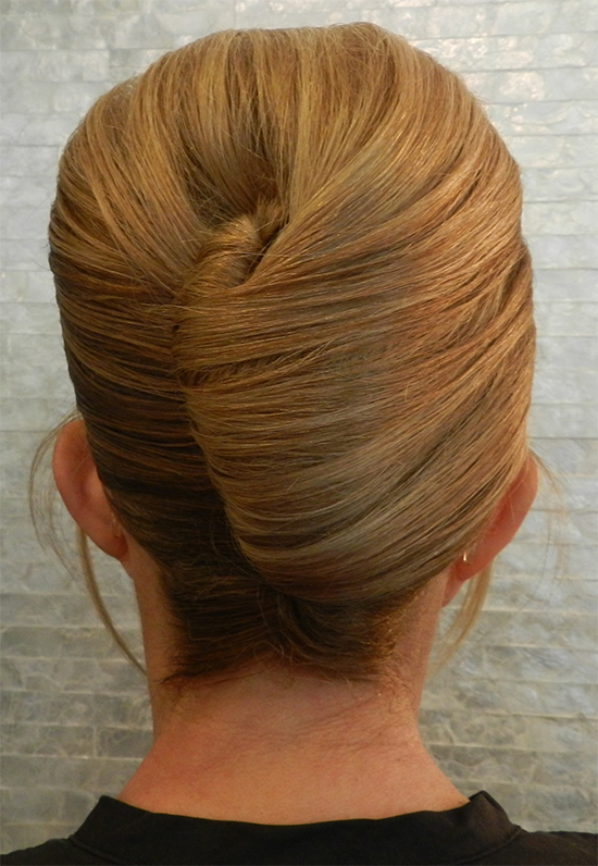 French Roll Updo