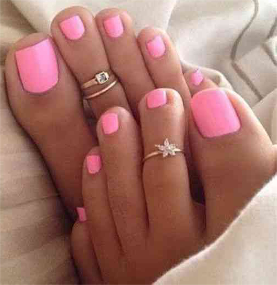 Long Toes Pretty In Pink