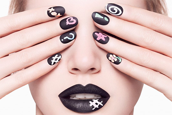 New Nail Trend With Dazzling Lipstick