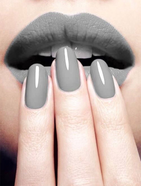 Tom Ford Grey Lipstick & Nails