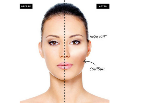 Shape your face and highlight