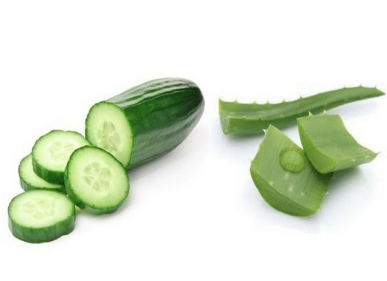 Cucumber with aloevera