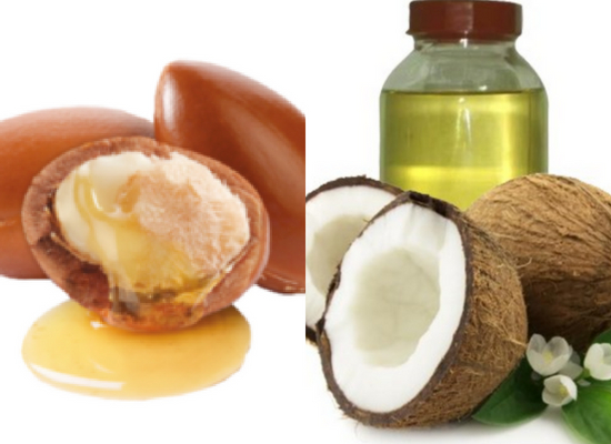 Shea butter and coconut oil