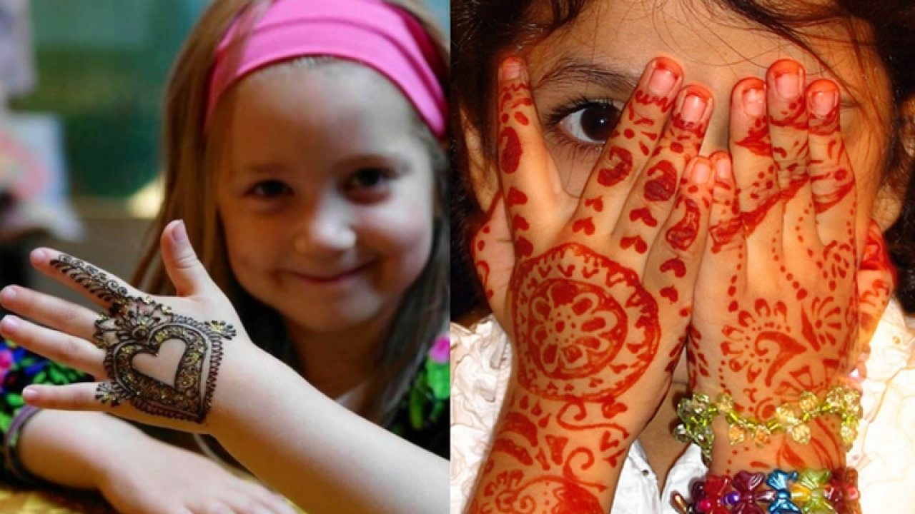 Top 10 Easy And Cute Mehandi Designs For Kids In 18