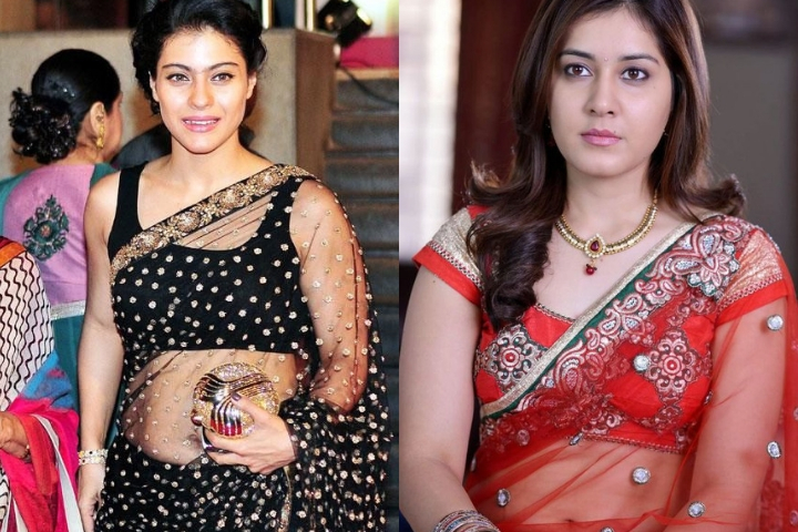 20 Awesome Images Of Actresses –  In Transparent Saree.